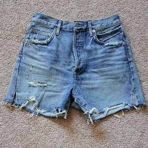 AGOLDE DEE SHORT IN RICOCHET
